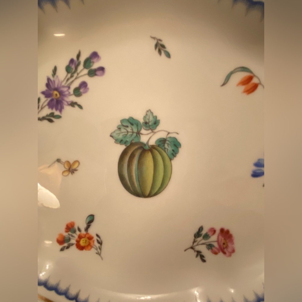 Richard Ginori ITALIAN FRUITS 8 3/8" HORS D OEUVRE TRAY - Picture 6 of 10